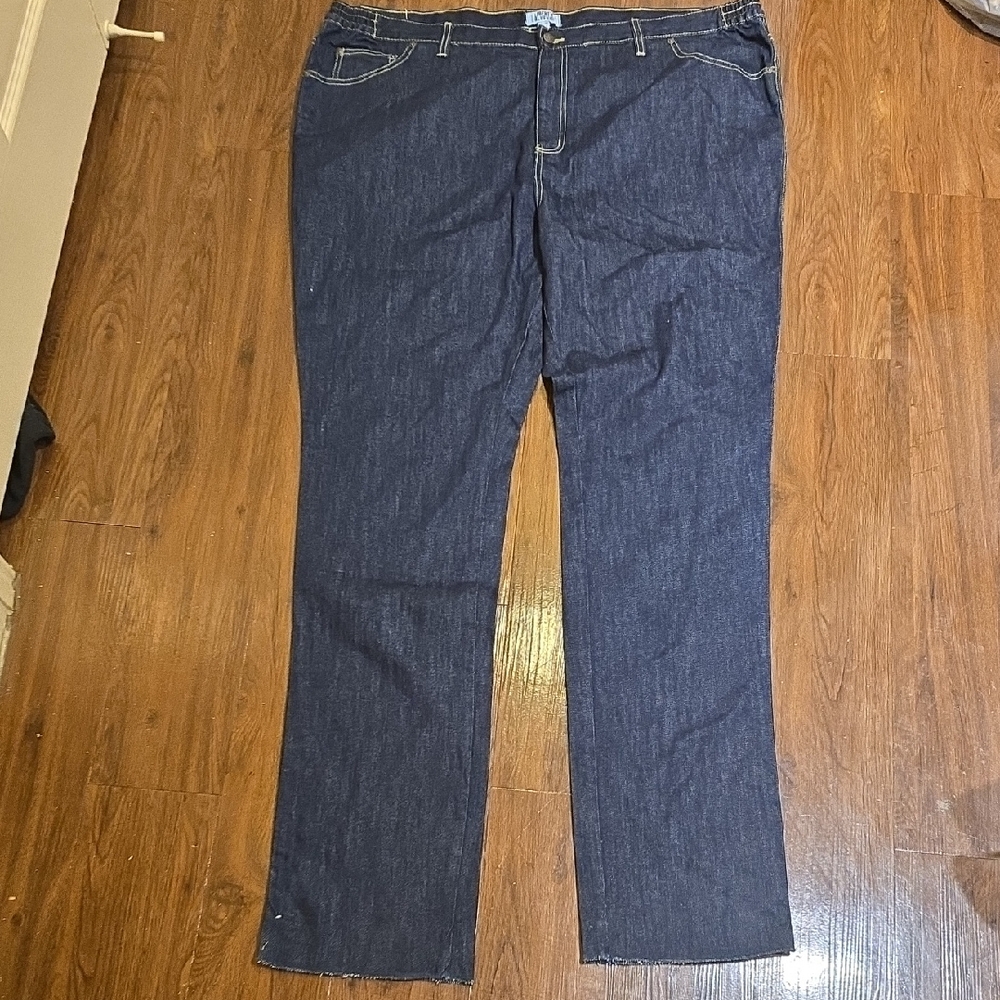 Men's Straight Leg Jeans - Deep Blue  Liberty Bules Kingsize